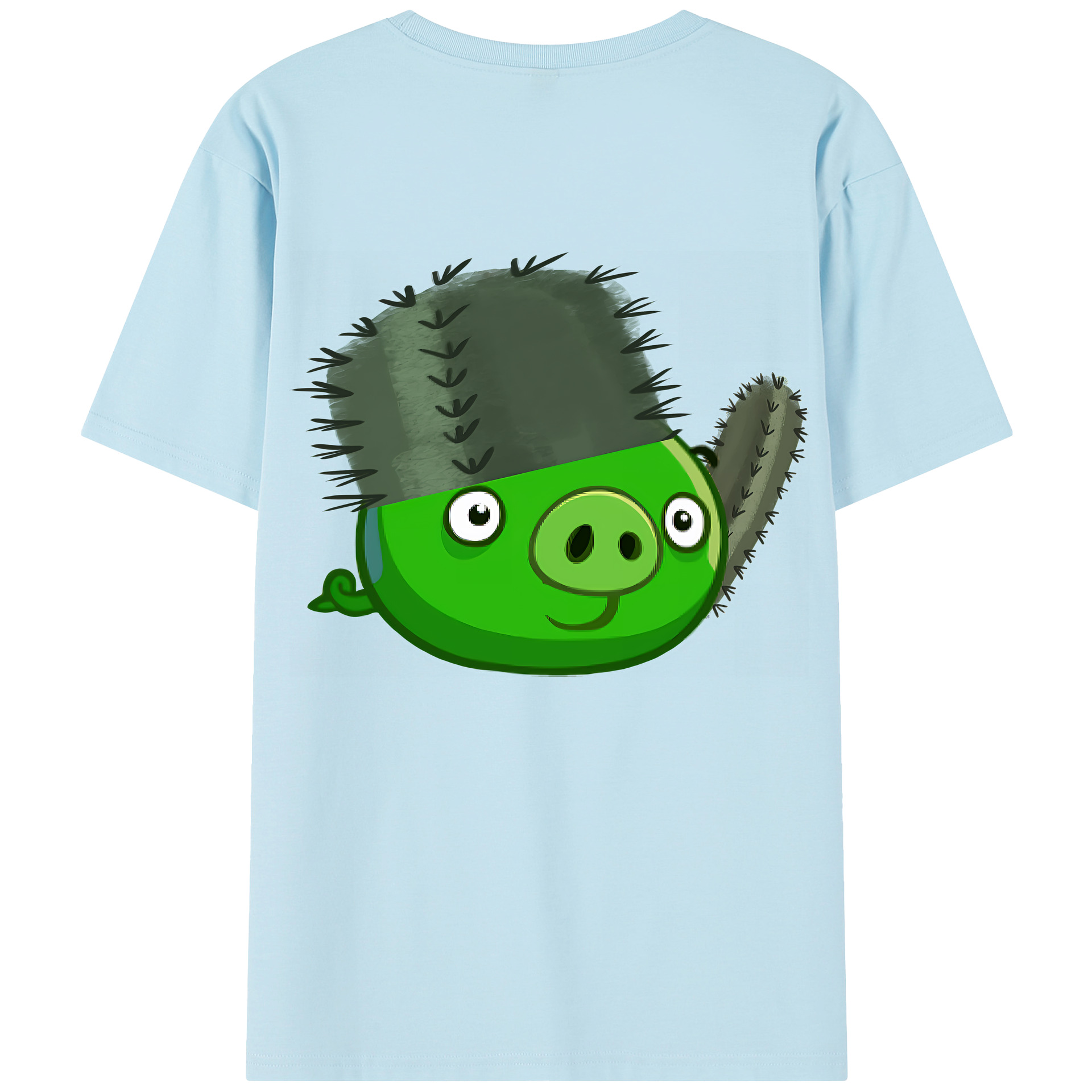 （画像用） Angry Birds アングリーバード 綿100％半袖Tシャツ（背面プリント）